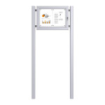 Free Standing Noticeboard Basic – 2xDIN A4