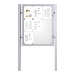Free Standing Noticeboard Basic – 9xDIN A4