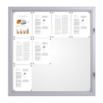 RAL Coloured Notice Board – 12xDIN A4 - BASIC